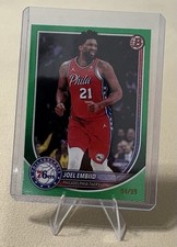 2025-26 Bowman Joel Embiid #67 Green Refractor 94/99 Philadelphia 76ers