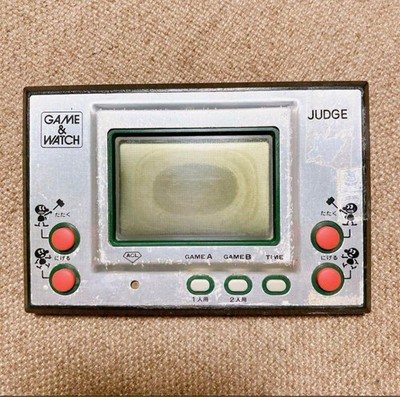 任天堂 GAME&WATCH JUDGE IP-05 Nintendo Game & Watch Judge IP-05 Handheld LCD Game Junk No