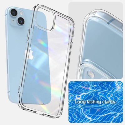 Original Spigen Ultra Hybrid Hülle für iPhone 14 Plus Crystal Clear ACS04894