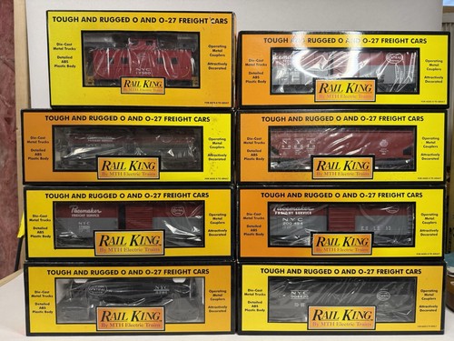 Lote de vagones de carga MTH RailKing NYC calibre O 30-74046 30-7332 30-77013 30-7517 B5 | Zustand: Used