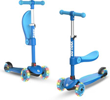 Gotrax KS3 Kids Kick Scooter, LED Lighted Wheels for Kids Ages 2-8 up to 100lbs