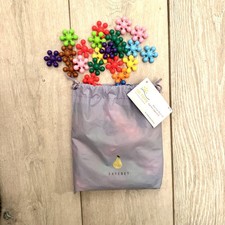 STEM Toys-SAFEBET Interlocking Discs Building Set W/ Drawstring Bag-Toddler Toys