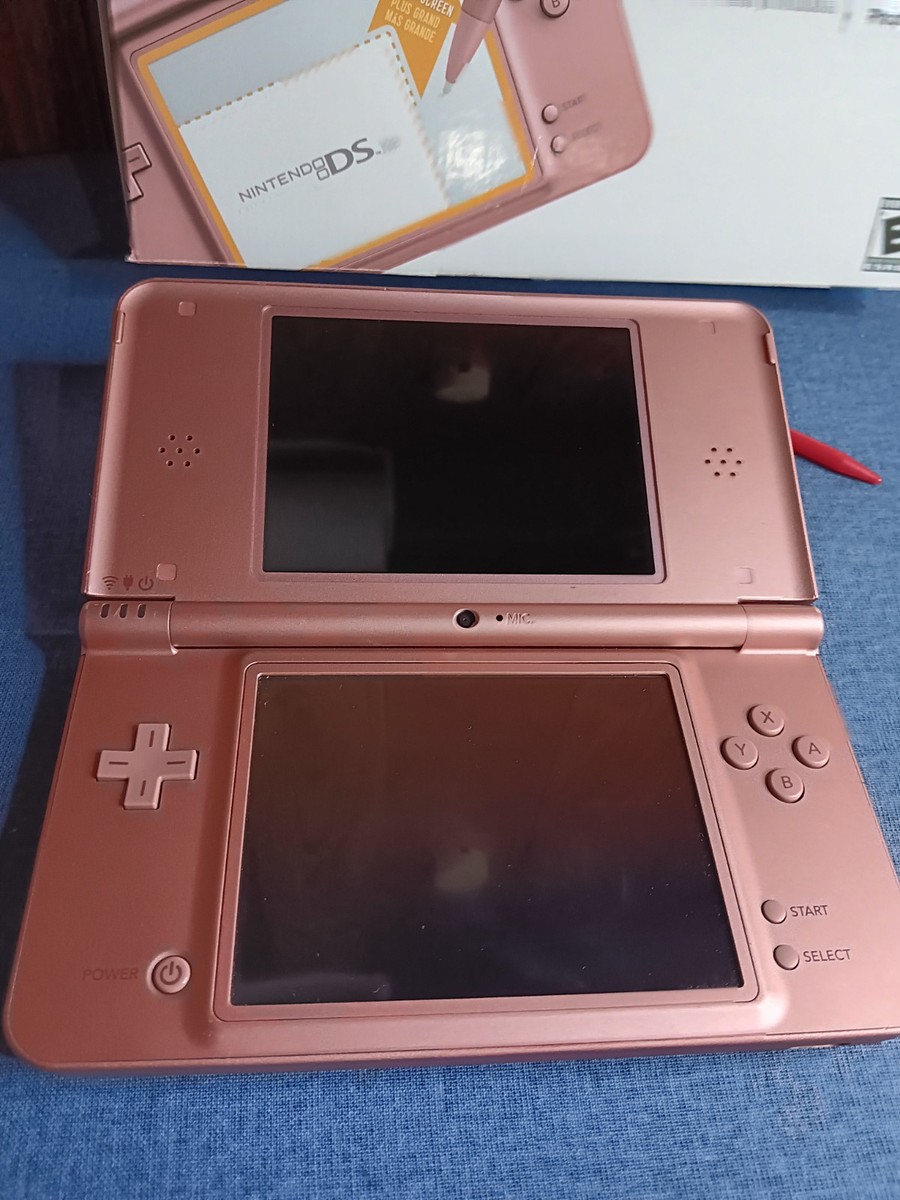 Nintendo DSi XL Handheld Console Rose/Pink UTL-001 (USA) W/ Box