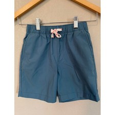 Crewcuts Boys' Tech Drawstring Dock Shorts blue seaside elastic waistband SZ 8