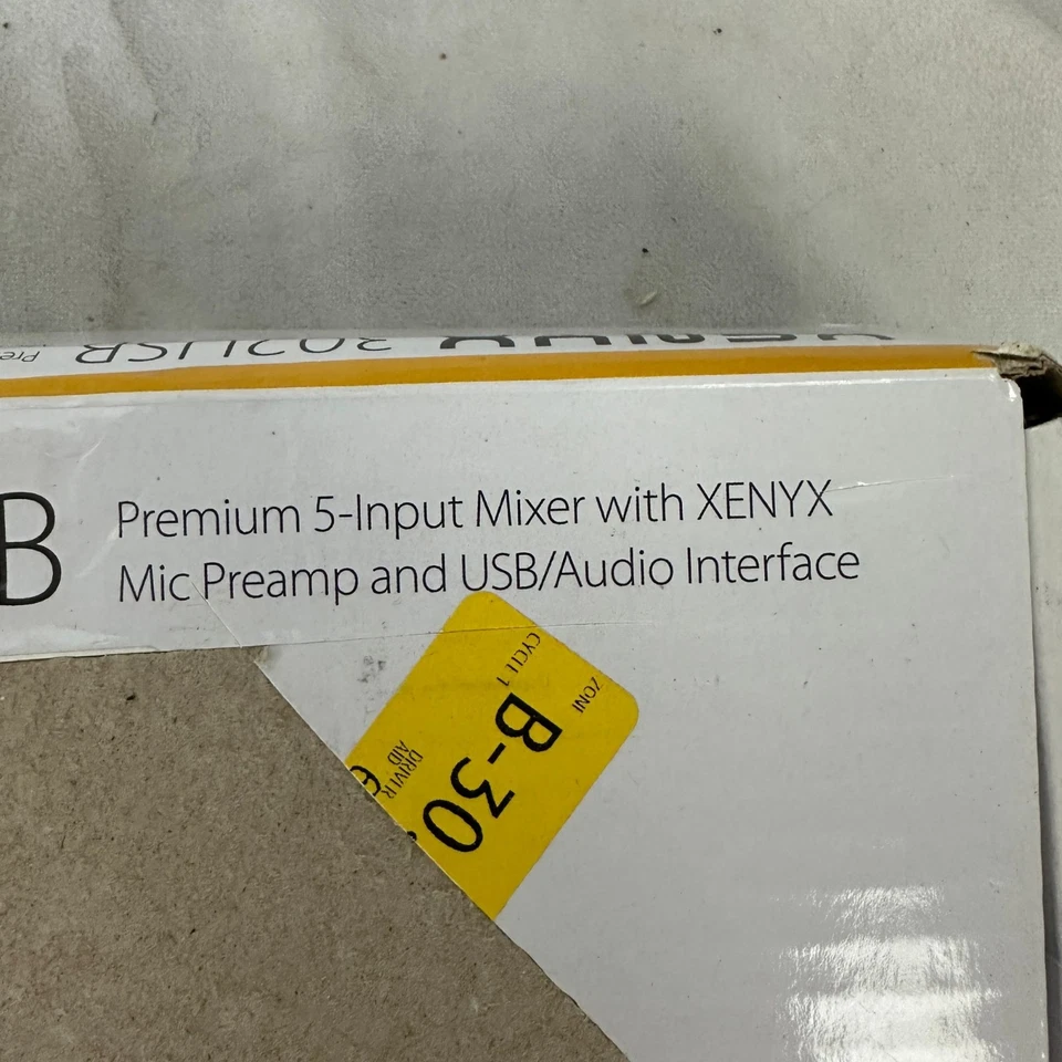 Behringer XENYX 302USB Premium 5-Input Mixer USB/Audio Interface Compact Design - Image 3 of 4