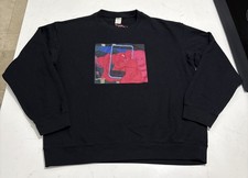 Uniqlo X KAWS X Warhol 2024 Black Graphic Sweatshirt Size Large