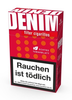 Denim Red Cigarillos L-Box Zigarillos 10 Schachteln á 17 Stück zu 2,50/25,00