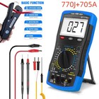 Automotive Digital Multimeter Engine Analyzer Dwell Tach Meter RPM Signal Clamp