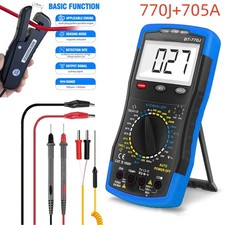 Automotive Digital Multimeter Engine Analyzer Dwell Tach Meter Rpm Signal Clamp