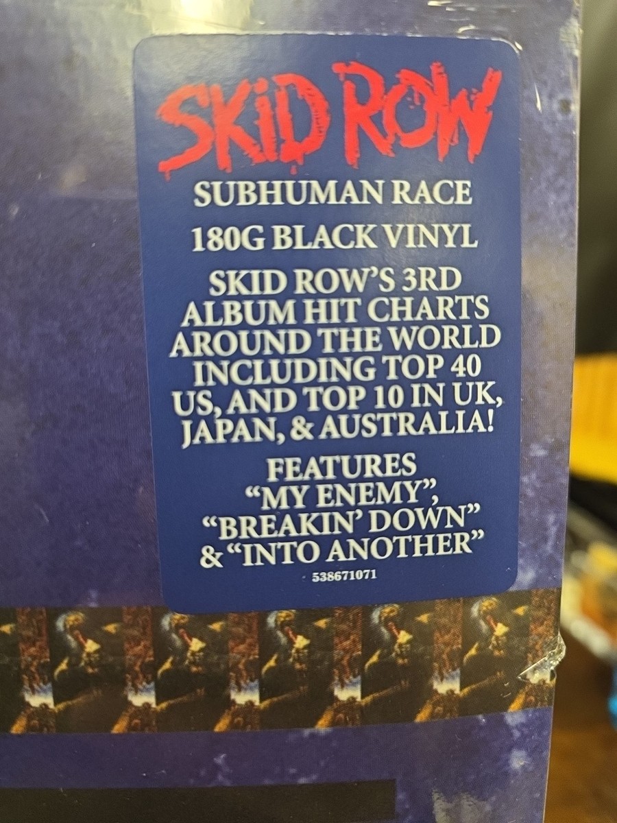 Subhuman Race by Skid Row (Record, 2023) for sale online | eBay