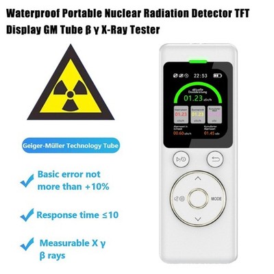 Geiger Counter β γ X-Ray Dosimeter Monitor Nuclear Radiation Detector Wasserdich
