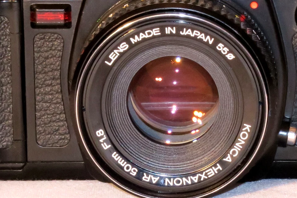 CÁMARA DE PELÍCULA KONICA FT-1 MOTOR 35mm con LENTE KONICA HEXAMOM AR 50mm F1.8 Foto 3 de 4