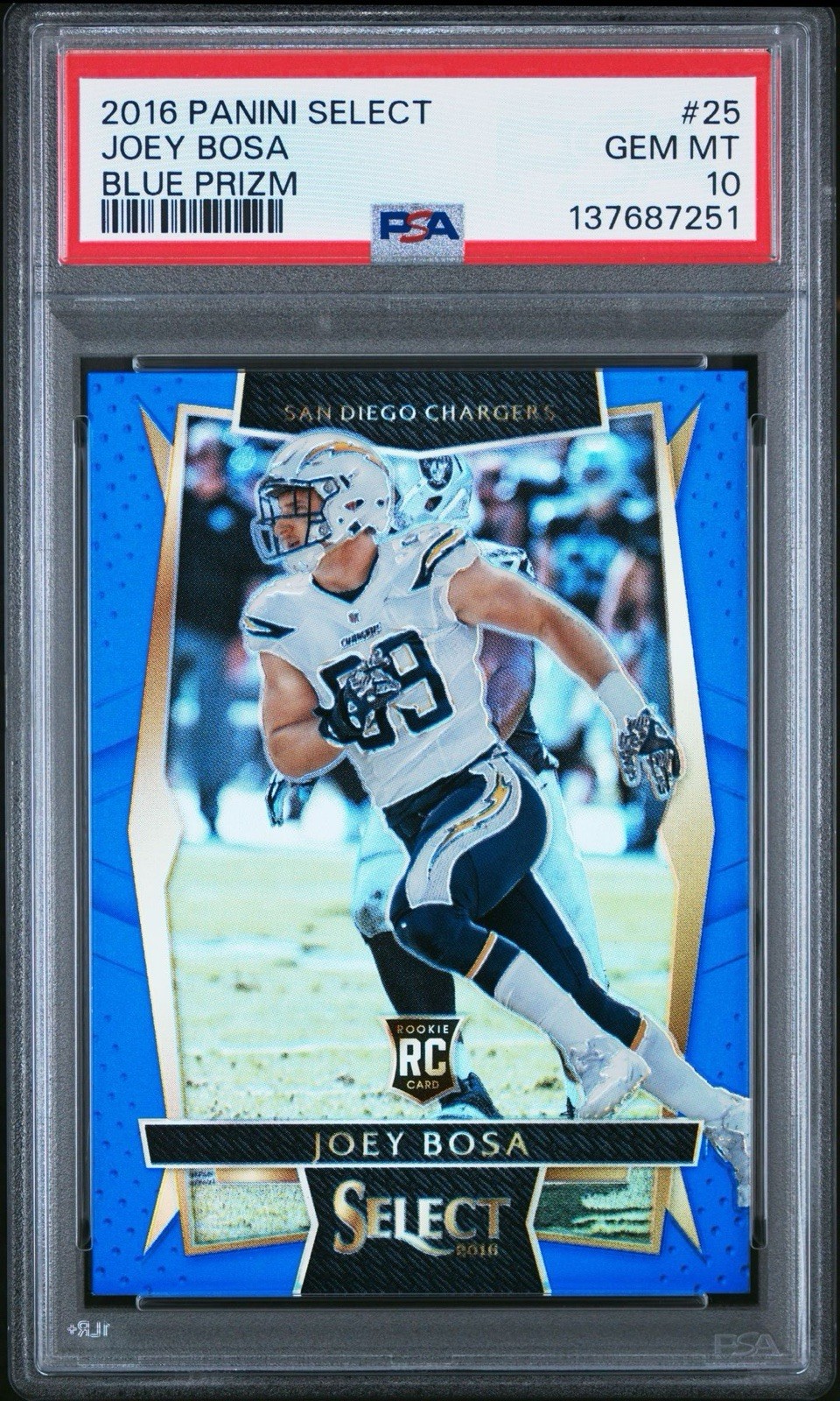 2016 Select Joey Bosa Rookie Blue /149 PSA 10 #25