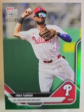 2025 Topps Now Road to Opening Day Phillies Trea Turner #OD-183 Green Foil /99