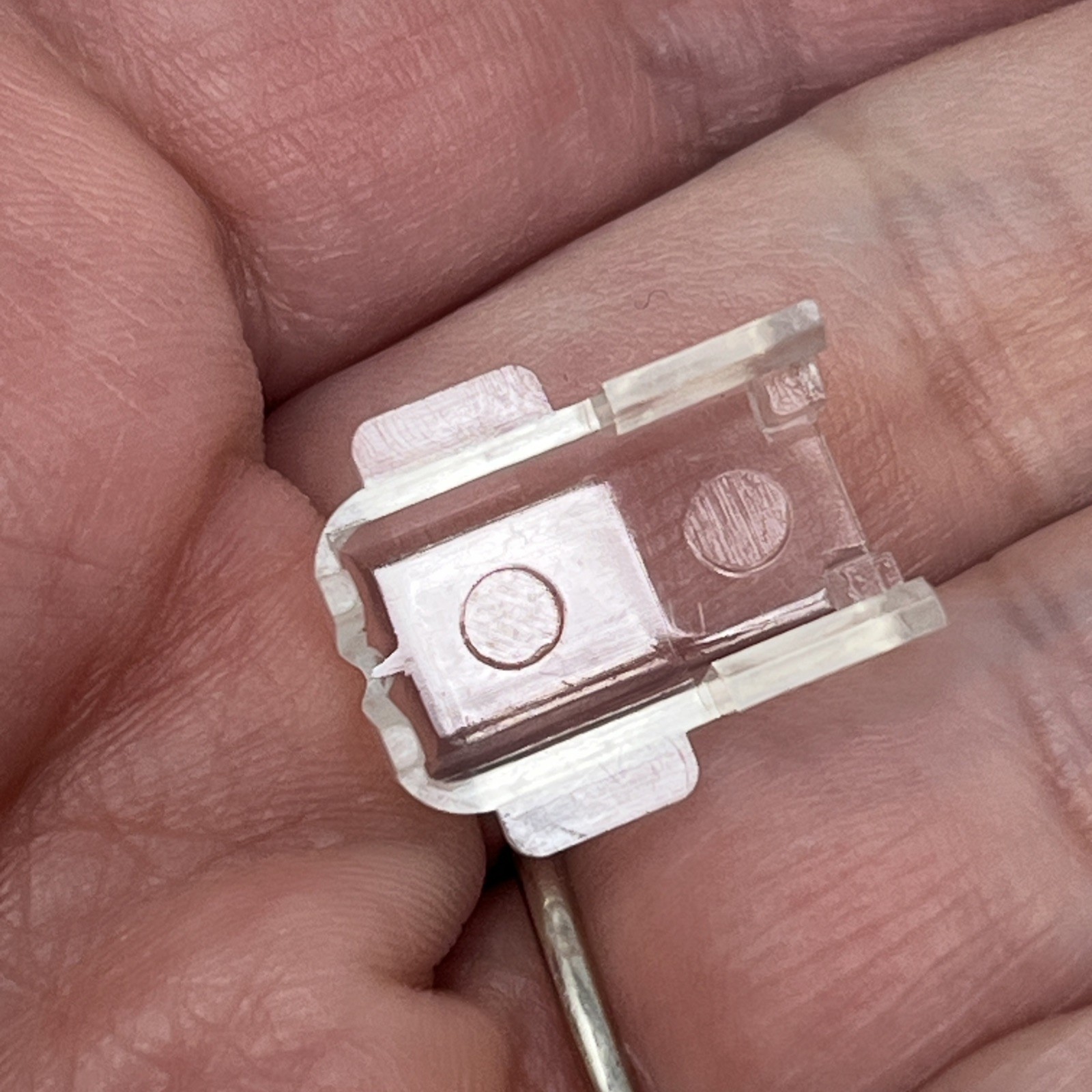 Original DUAL TK-14 Cartridge Alignment Gauge For Turntables + Mounting Hardware