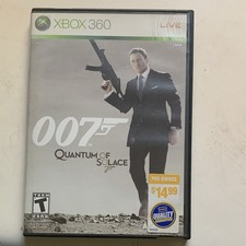 007: Quantum of Solace James Bond Xbox 360 game w/ manual NTSC-U/C