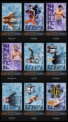 Topps WWE SLAM *DIGITAL* - Freeze 9x Iconics Becky Eddie Jacy Piper Rock Trish