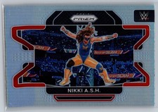 2022 Panini Prizm WWE Nikki A.S.H. Silver Prizm Card #38 RAW Women Champ