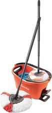 Vileda Turbo EasyWring & Clean Bodenwischer Komplett Set, Wischmopp coral
