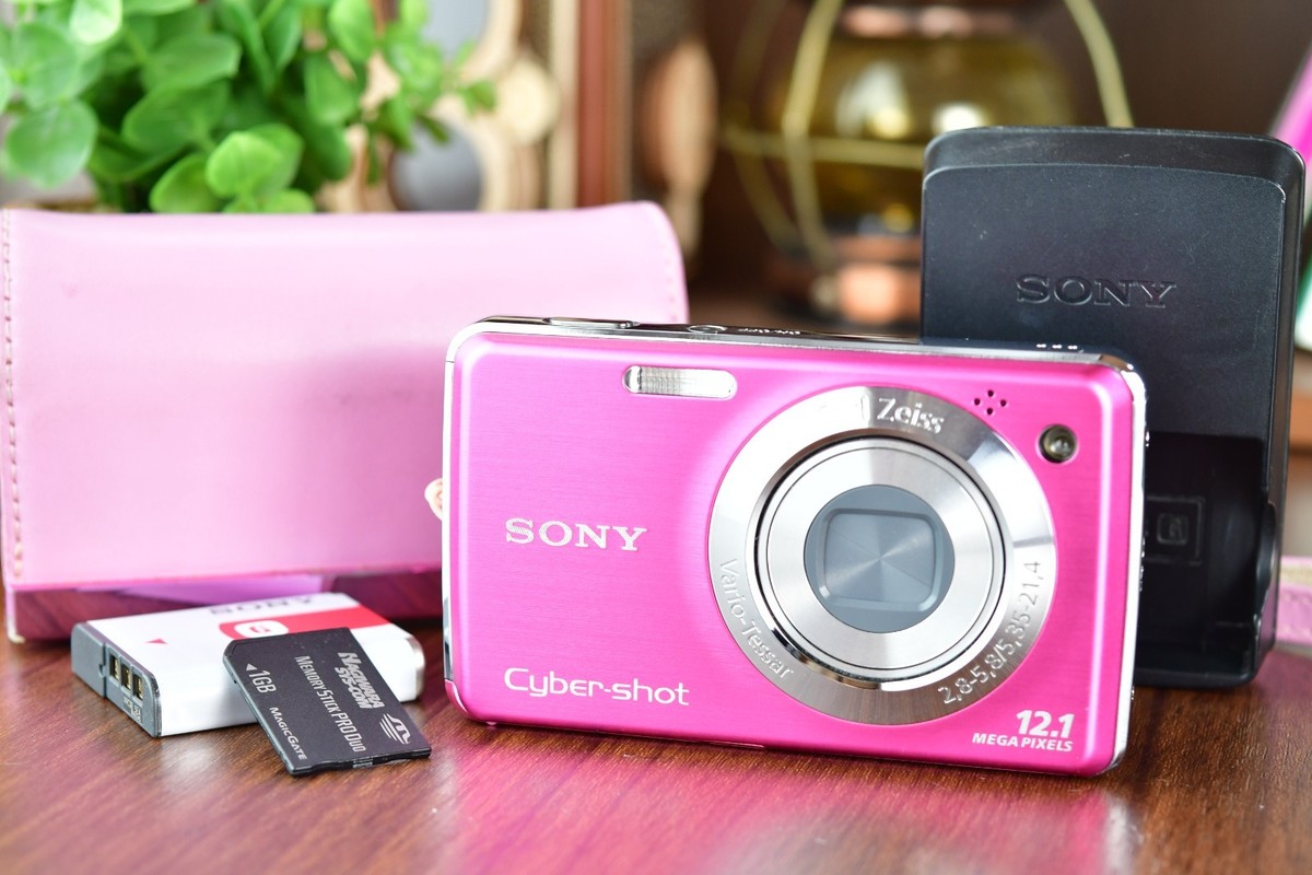 Buy Sony Cyber-shot DSC-W220 12.1MP Digital Camera - Pink online