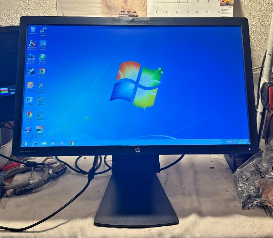 HP EliteDisplay E271i 27'' Widescreen LED Monitor D7Z72AA Grade B+ - Image 4 of 4