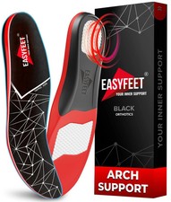 Premium Anti-Fatigue Shoe High Arch Support Insoles Men Women - Plantar Fasci...