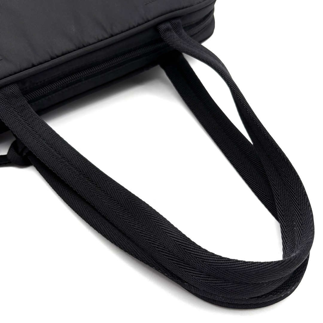 Authentic PRADA Handbag Tote Bag Triangular Logo … - image 7