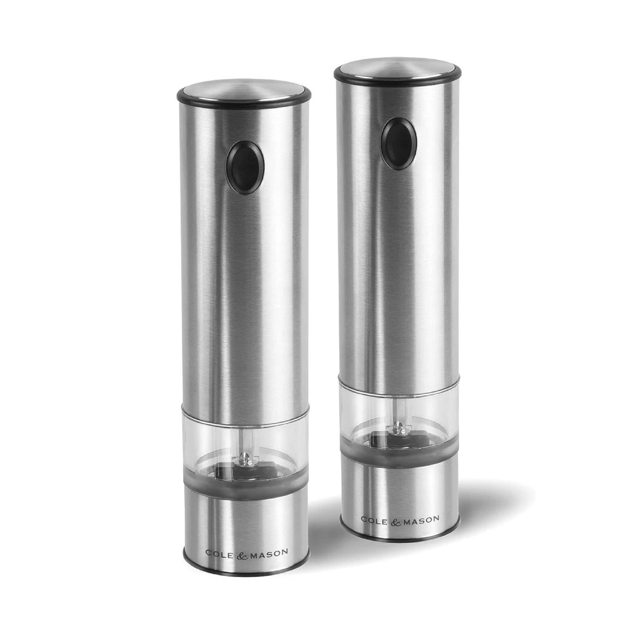 Cole & Mason Battersea Electronic Salt & Pepper Mill Gift Set - One-Button Elect