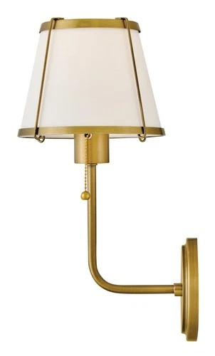 Hinkley Lighting 4890 Clarke 1 Light 16" Tall Wall Sconce - Lacquered Dark Brass - Picture 3 of 12