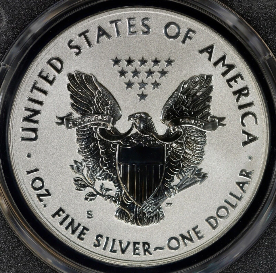 2012-S Reverse Proof American Silver Eagle $1 PCGS PR 69 Rev 75th SF Mint Set - Image 4 of 4