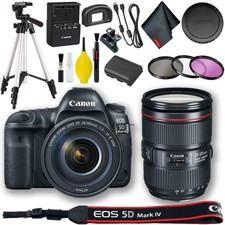 Canon EOS 5D Mark IV DSLR Camera with 24-105mm f/4L II Lens International