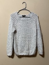 Buffalo David Bitton Textured Gray Sweater Size S