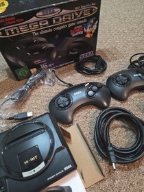 Sega Mega Drive Mini Console Classic Complete With in Box - Tested & Working