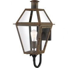 20.5 Inch Outdoor Wall Lantern Traditional Brass/Steel Approved for Wet