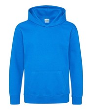 Image of Plain AWDis JH01J Kids Hoodies Various Colours Unisex Winter Sweatshirt Sweater