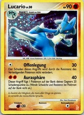 Lucario lv.30 DP Trainer Kit Holo poor
