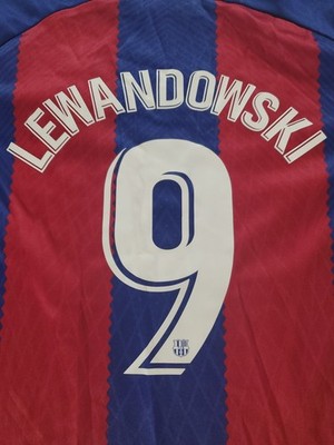 Robert Lewandowski #9 FC Barcelona 23/24 Nike Home Soccer Jersey