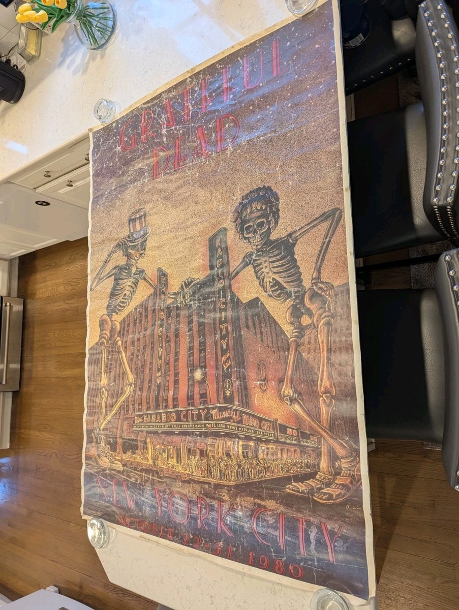 HUGE Grateful Dead Poster 39x55