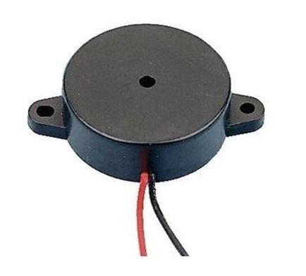 Buzzer diam. 30 mm piezoelettrico 80 dB con cavetti - Foto 1 di 1