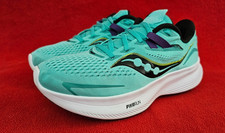 Saucony Ride 15 Running Shoes Women's Size 8 M Cool Mint/Acid