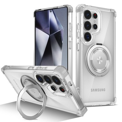 For Samsung Galaxy S26 Ultra S25 S24 S23 S22 Shockproof Ring Stand Mag Safe Case