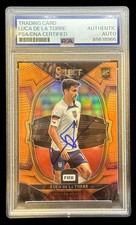 Luca De La Torre Signed 2022-23 Panini Select Orange /60 Autographed USMNT PSA