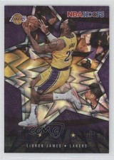 2020 Panini NBA Hoops Lights Camera Action Purple Explosion LeBron James #22 2u6