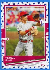 2020 Panini Donruss Baseball Independence Day Tommy Edman #210 St. Louis