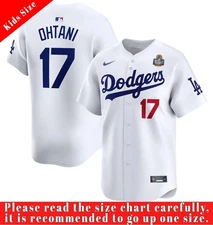 #17 Ohtani Dodgers Baseball Jersey Re All Sizes Kids Sizes AOP Reprinted  24D448