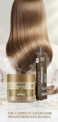 Inoar Daymoist Mask & Plastica Dos Fios Keratin The Ultimate Hair Repair Kit