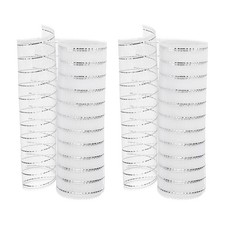 2 Pcs Decorative Mesh Ribbon, 10" x 10 Yard Mesh Ribbon Roll, White Silver
