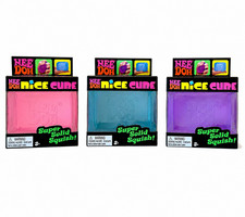Nee Doh Nice Cube - Super Solid Squish Color : Blue ,Pink, Purple ...