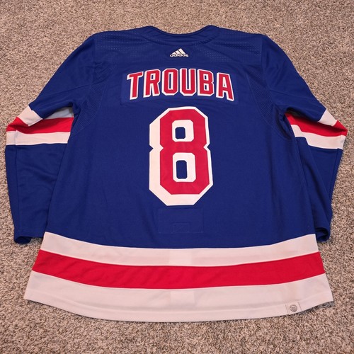 Jacob Trouba Captain Trikot New York Rangers Hockey Fanatics Herren blau Home 54 - Bild 9 von 10