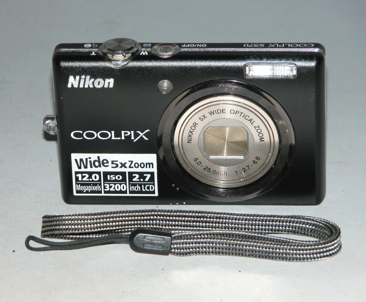 Preços baixos em Câmeras digitais Nikon Coolpix S570 | eBay